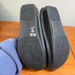 Alegria  Black Geometric Fabric Leather Mazie Clog Buckle Mules Size 9 (39) Photo 5