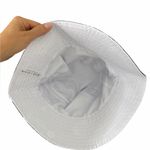 Alice + Olivia NEW  Black Sunflower Reversible Bucket Hat Photo 2