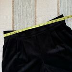 Aritzia Babaton Black Faux Suede High Rise Tapered Leg Pull-On Pants Women’s 6 Photo 5