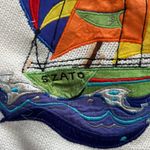 Vintage 80’s Sinthia Szato Marisa Christina Sailboat Embellished Sweater Red Size undefined Photo 7