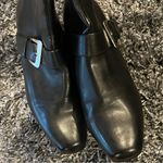 Predictions 🌷 BLACK HEELED BOOT WITH SILVER BUCKLE SIZE 7.5🌷 Photo 3