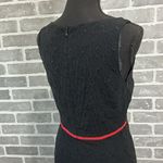Tocca Womens Black Embroidered Little Black Dress. Red Bow Cocktail | Size undefined Photo 3