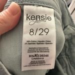 Kensie Women’s 8/29 Blue Raw Hem Straight Jeans Photo 4