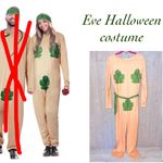 Eve Halloween Costume one piece jumper cosplay belted / headband leaf costume Green Size XL Photo 1