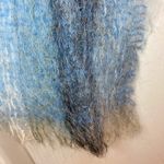 Samuel Tweed & Co Vintage Royal Scot Mohair Blue Knit Wool Scarf Unisex One Size Photo 3