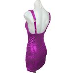 Urban Outfitters  Metallic Purple Glitter Cowl Sequin Sleeveless Mini  Dress XS Photo 5
