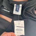 J.Crew  Black Swimsuit One Piece Tie Front Halter Neck Size L Photo 3