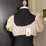 Dippin' Daisy's 💜 NWT Dippin’ Daisy’s Marla Crop Top Tie Front Cover Up in Beige Photo 2