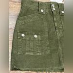 American Eagle AE Super Hi-Rise A-Line Green Corduroy Mini Skirt - Sz 2 -NWT Photo 6