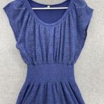 Leifnotes Women's Pull Anthropology Fit And Flare Cap Sleeve Solid Blue XS Photo 14