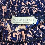 Alice & Trixie  pink and blue silk blouse Photo 4