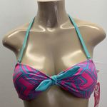 Hula Honey  Size Medium Padded With Side Wire Bikini Top & Removable Strap. New Photo 0