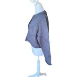 Soft Surroundings Quilted Jacket Slate Blue Gray Open Front Womens Medium NWT Photo 4