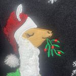 33 Degrees Funky Llama Ugly Christmas Sweater Dress sz XS Colorful Holiday Party Photo 5