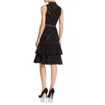 Alice + Olivia ‎ Azita Tiered Lace Fit-and-Flare Dress Size 0 Photo 8