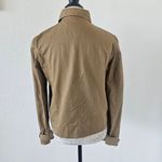 Theyskens Theory Tan Beige Cotton Linen Jacket size 4 Brown Photo 3