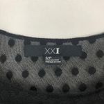 Xxi Polka Dot Mesh Black Top Size Small Whimsigoth Fairygoth Witchy Gothcore Photo 1