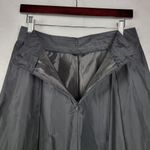 Renee C . Womens Skirt Size M Black Gray Pleated A-line Colorblock Midi Casual Photo 9
