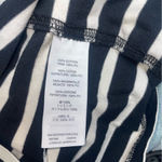 J.Crew Striped Faux Leather Trim Top Medium Photo 8