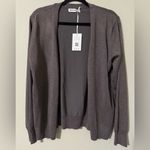 Grace Karin  size XL brown open front button up soft knit cardigan long sleeve Photo 11