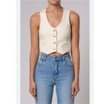 Rolla’s Dallas Denim Buttercream Vest New! Photo 2