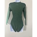 YITTY Lizzo Nearly Naked Shaping Luxe Long Sleeve Bodysuit Pine Gold XL/XXL Photo 5