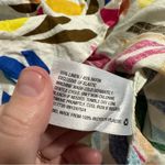 Tabitha Brown for Target‎ Linen Blend Botanical Puff Sleeve Mini Dress Sz XS White Photo 8