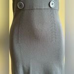 Lapis Gray/Blue Sleeveless Body con Dress SZ M Pull Over 2 Big Buttons I… Size M Photo 1