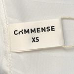 NWT Commense Charlotte Oversized Button Up Collared Shirt in White Size XS Photo 5