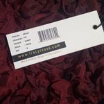 Anthropologie  Tracy Reese Maroon 3D Floral Rose Cocktail Dress NWT Photo 10