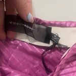 Code x Mode NWT Pink Satin Striped Skirt Size Medium Photo 3