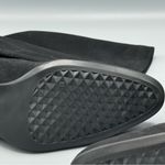 Aerosoles Women's Black 10 M  So Cute Black Suede Zipper 3.5" Heel Tall Knee High Photo 9