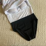 Aqua Green size 12 rufle floral print swinsuit Photo 2