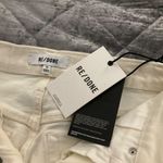 RE/DONE 80s Slim Straight White Denim Jeans Womens 25 Cotton retro vintage Photo 5