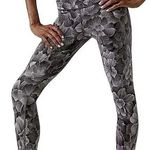 Athleta Elation Textured Tight in Chakra Floral Black Sea Salt, Size S Tall Photo 0