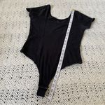 Urban Outfitters  Square Neck Short Sleeve Bodysuit Black (Large) Photo 4