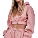 For Love & Lemons  Cropped Hooded Sweatshirt Small Photo 0