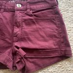 American Eagle  Outfitters | Maroon Hi Rise Shortie Photo 7