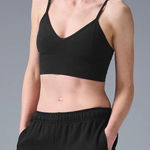 Alo Yoga  Black delight bralette bra size medium Photo 0