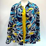 Chico's Chico’s Additions Bold Print Snap Front Jacket with Free Bonus Tank Top Photo 7