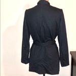 G by Gustavo Arango jacket Front Tie Close black w/blue diamond print Size 8 NWT Photo 5