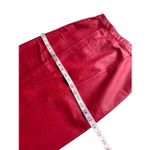 Mixit Vintage Evan Davies 100% Leather Red Pencil Skirt Photo 6