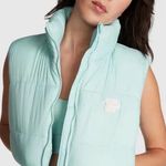 PINK - Victoria's Secret Vs Pink Crop Puffer Vest Photo 0