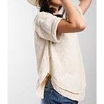 We The Free FREE PEOPLE North Star Tee Top Salt COMFY SLOUCHY MINIMALIST S Small Photo 1