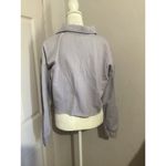 Sunday Best Crop Purple Collar Pullover Sweater Photo 2