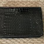 SheIn Black Evening Bag With Gold Chain Preowned Photo 3