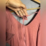 Anthropologie DAILY PRACTICE Flutter-Sleeve Tee Dress Shift Tie Back. Medium Photo 7