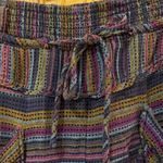Free People Sweet Escape High Waist Harem Woven Striped Pants Pouch Pockets XS Photo 7