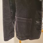 Gap Velvet Black Blazer Notch Collar Pockets 4 Photo 7