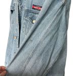 Disney Womens Walt World Vintage Y2K Retro Flag Patriotic Denim Jean Jacket XXL Photo 3